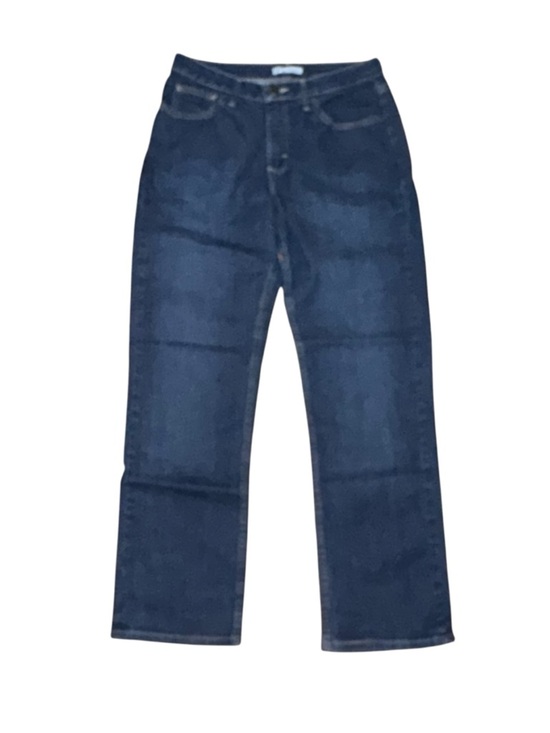Lee Riders Denim - Riders By Lee Women’s 8 Blue Mom Jeans Bootcut Mid Rise Straight  EUC Denim